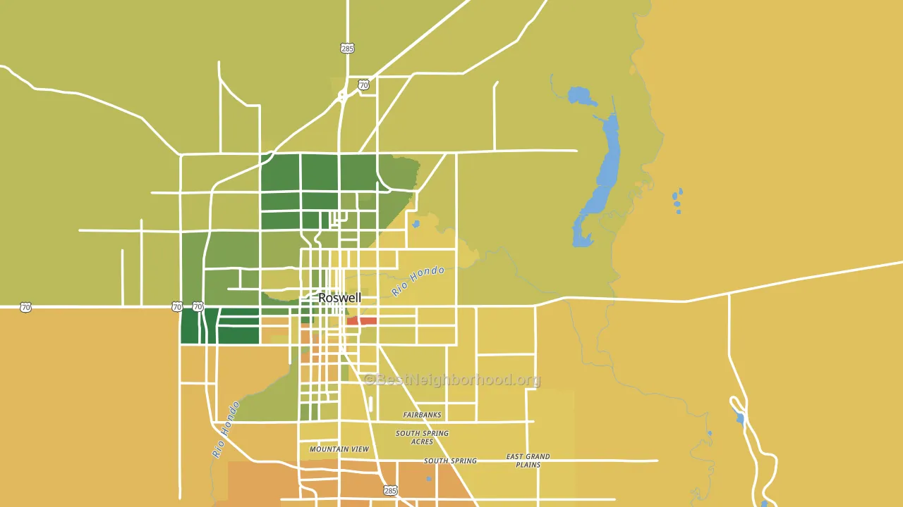 Midway, NM block-group voter-turnout map
