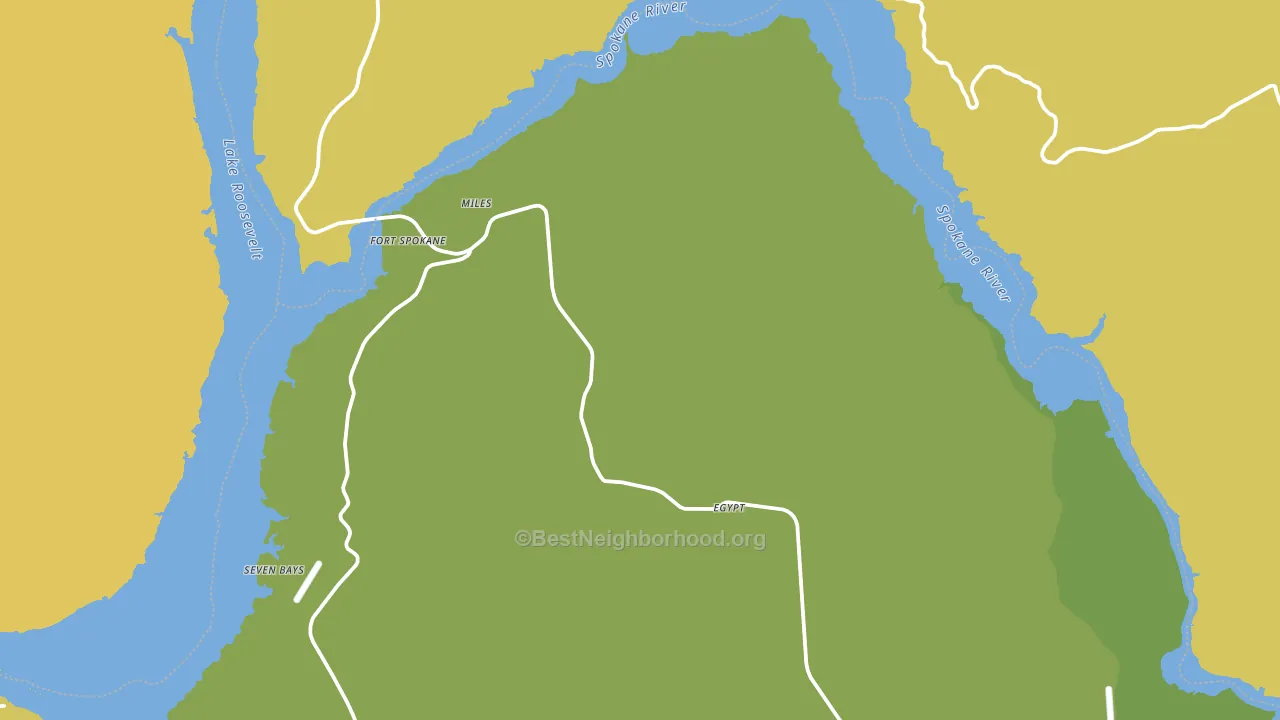 Miles, WA block-group voter-turnout map