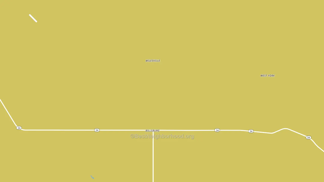 Milesville, SD block-group voter-turnout map