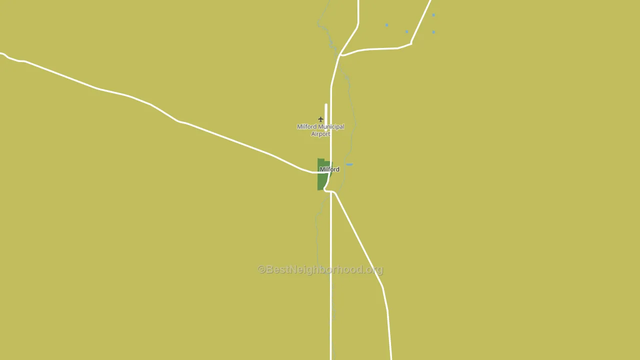 Milford, UT block-group voter-turnout map