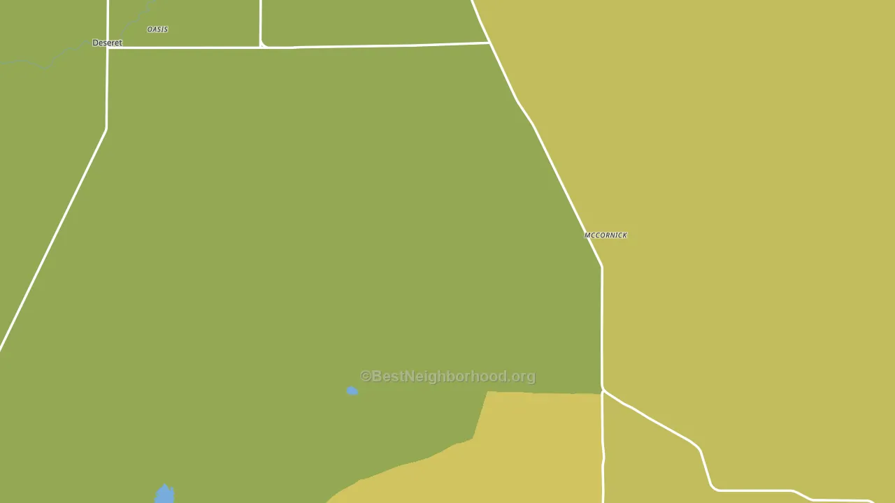 Millard County, UT block-group voter-turnout map