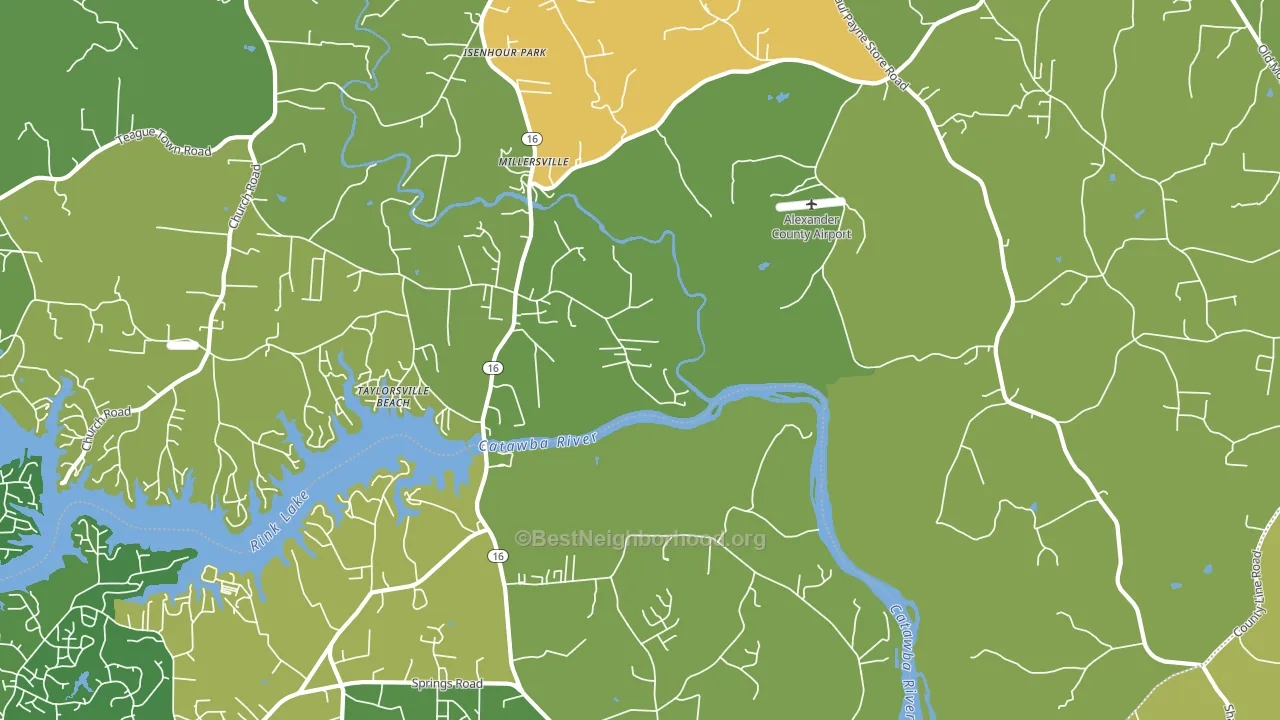 Millersville, NC block-group voter-turnout map