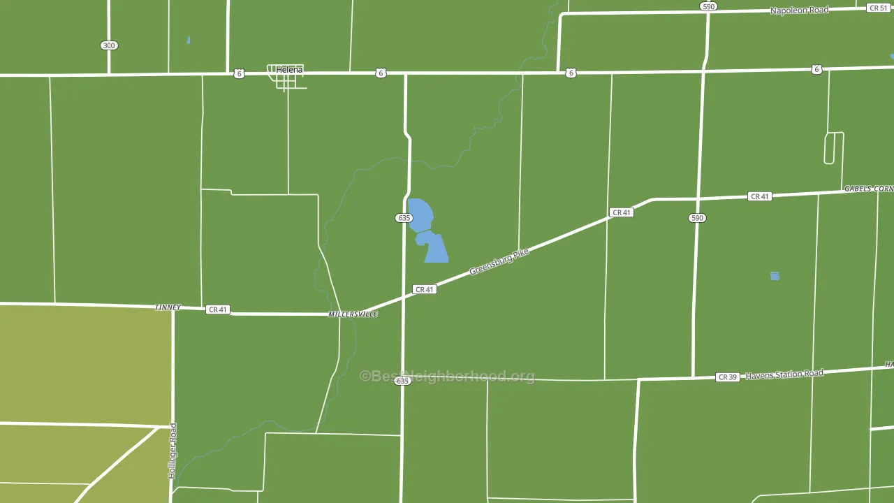 Millersville, OH block-group voter-turnout map