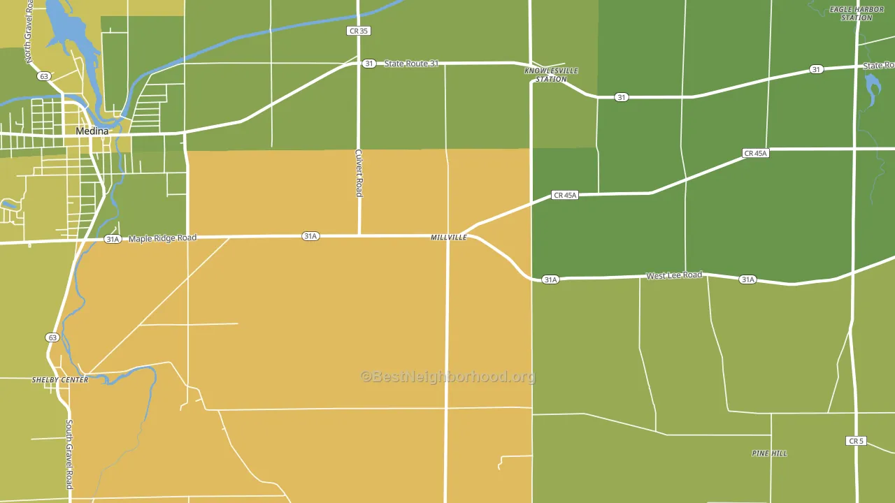 Millville, NY block-group voter-turnout map