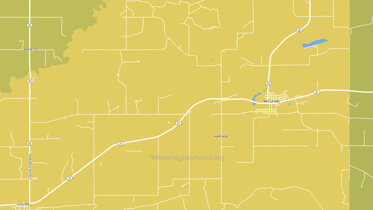 Milton, OK block-group voter-turnout map