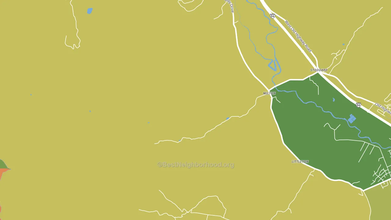 Milton, UT block-group voter-turnout map