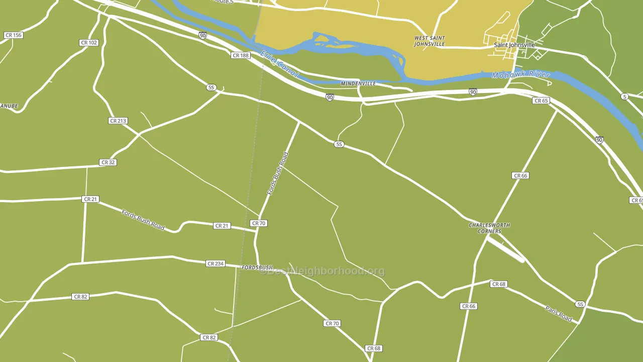 Mindenville, NY block-group voter-turnout map