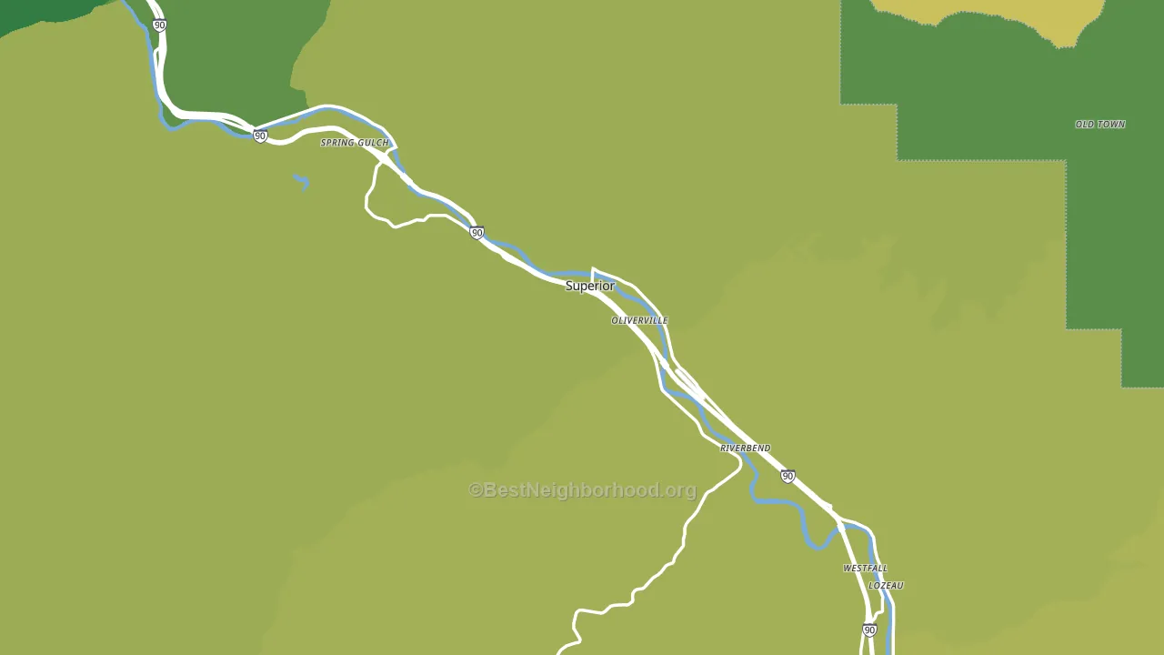 Mineral County, MT block-group voter-turnout map