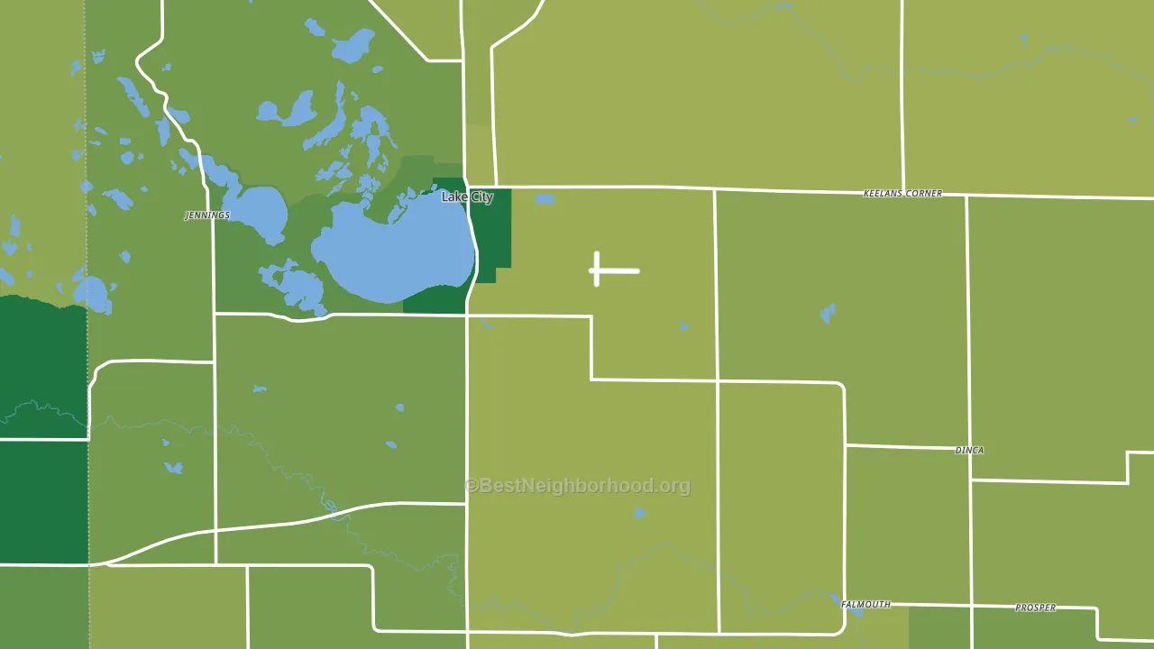 Missaukee County, MI block-group voter-turnout map