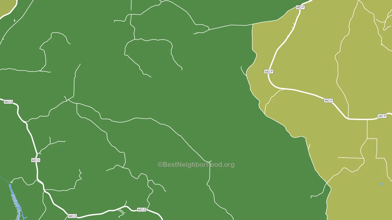 Missionary Acres, MO block-group voter-turnout map