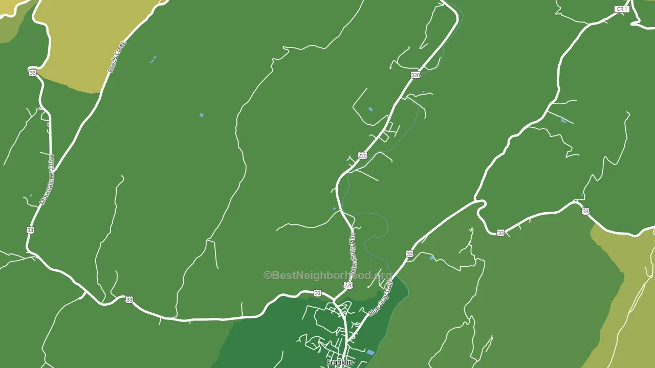 Mitchell, WV block-group voter-turnout map