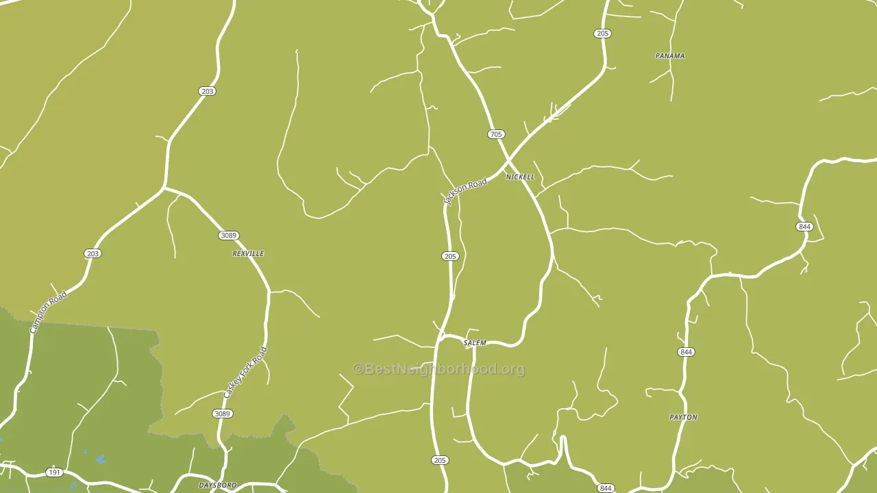 Mize, KY block-group voter-turnout map