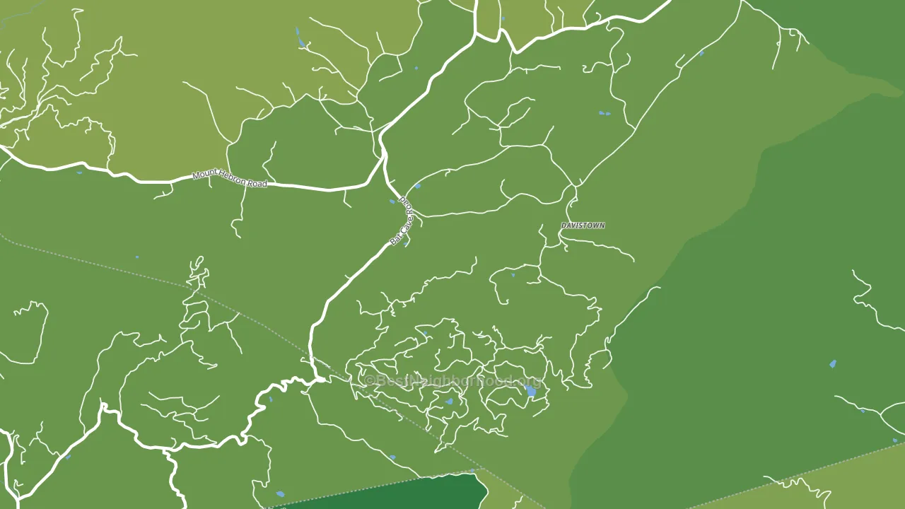 Moffitt Hill, NC block-group voter-turnout map