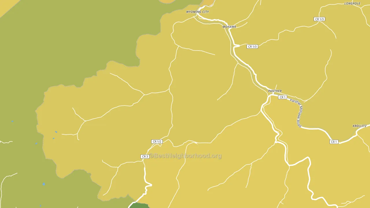 Mohawk, WV block-group voter-turnout map