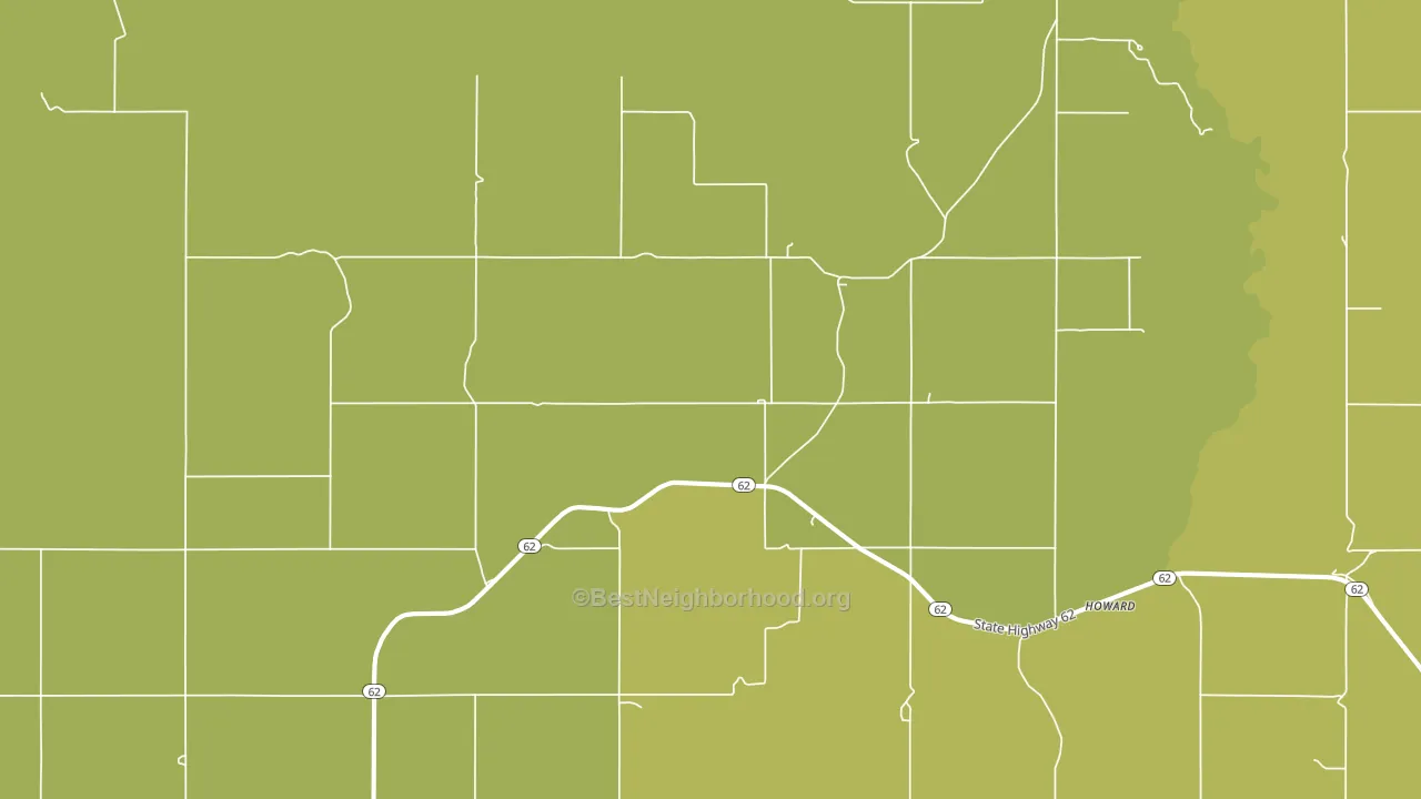 Mohler, ID block-group voter-turnout map
