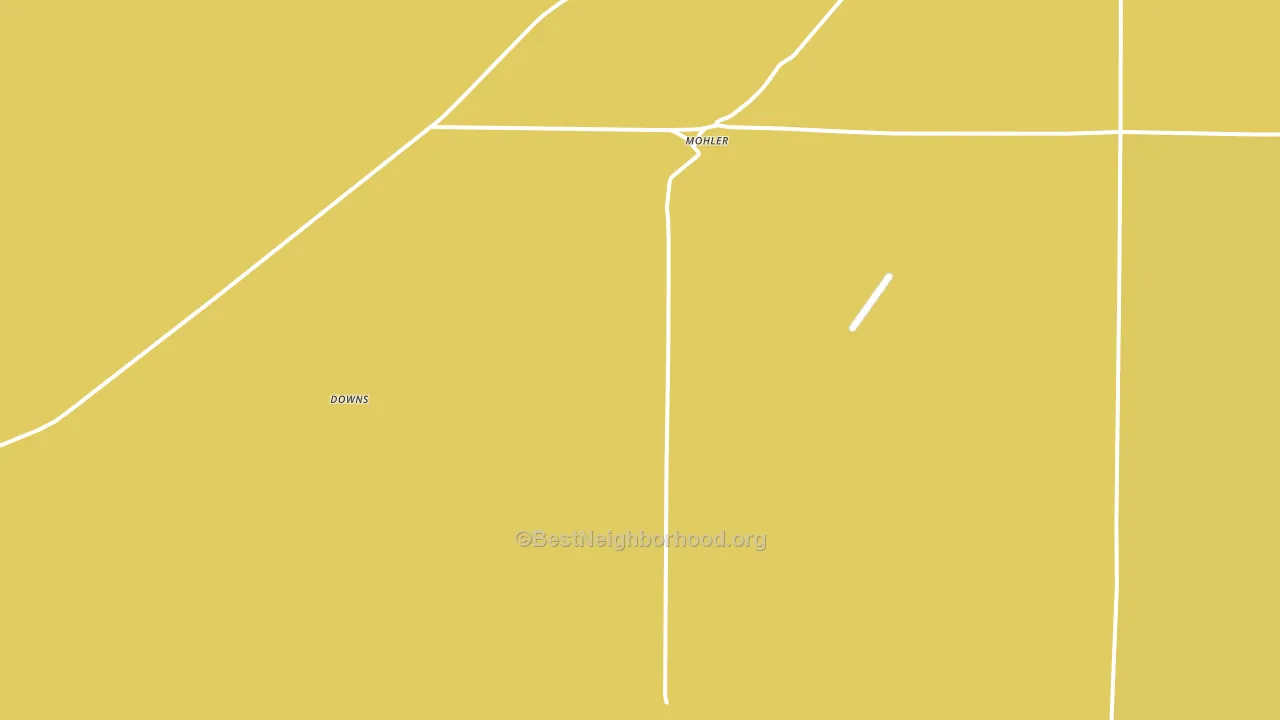 Mohler, WA block-group voter-turnout map