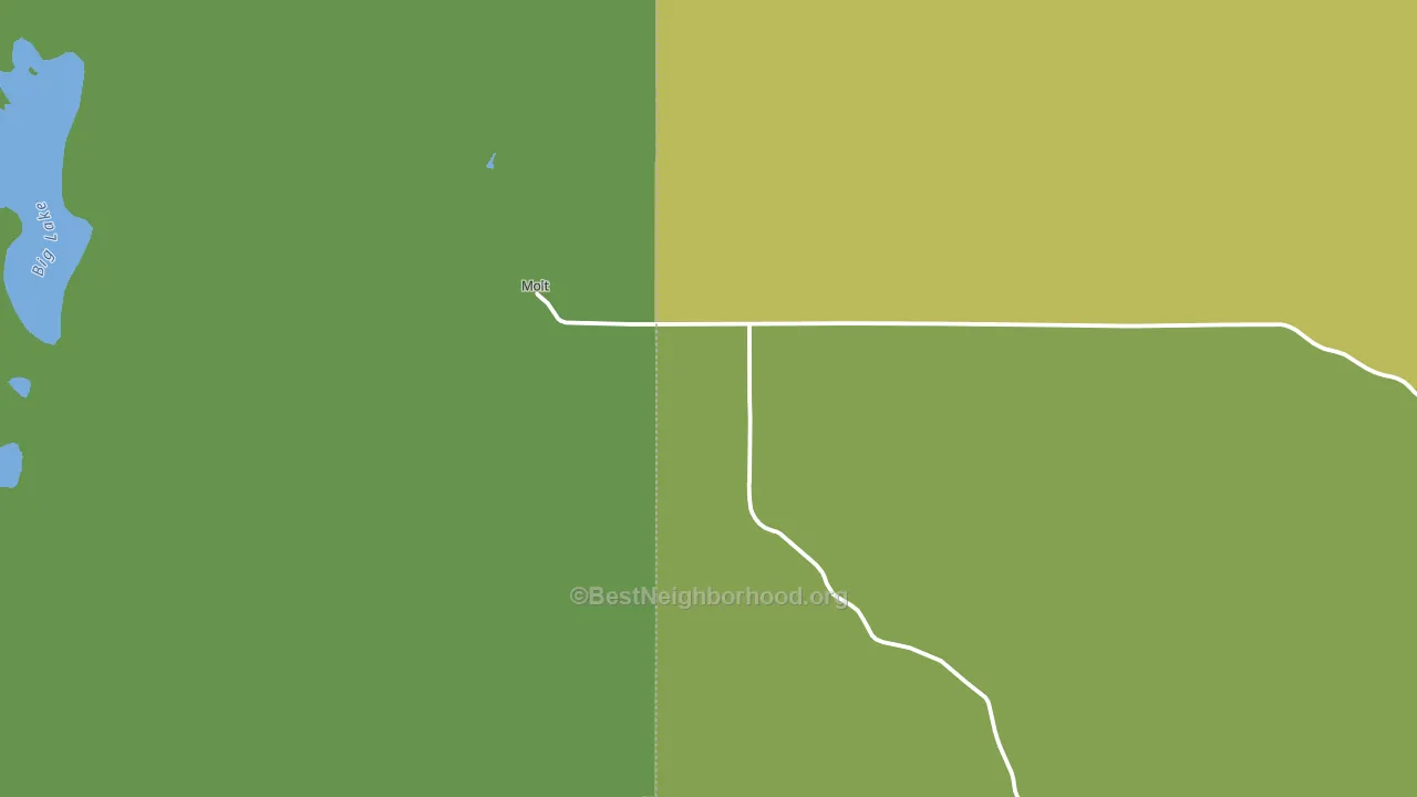 Molt, MT block-group voter-turnout map