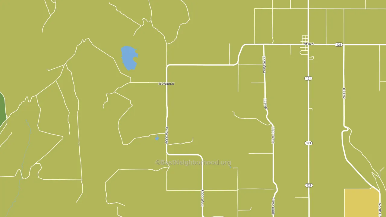Monarch, UT block-group voter-turnout map