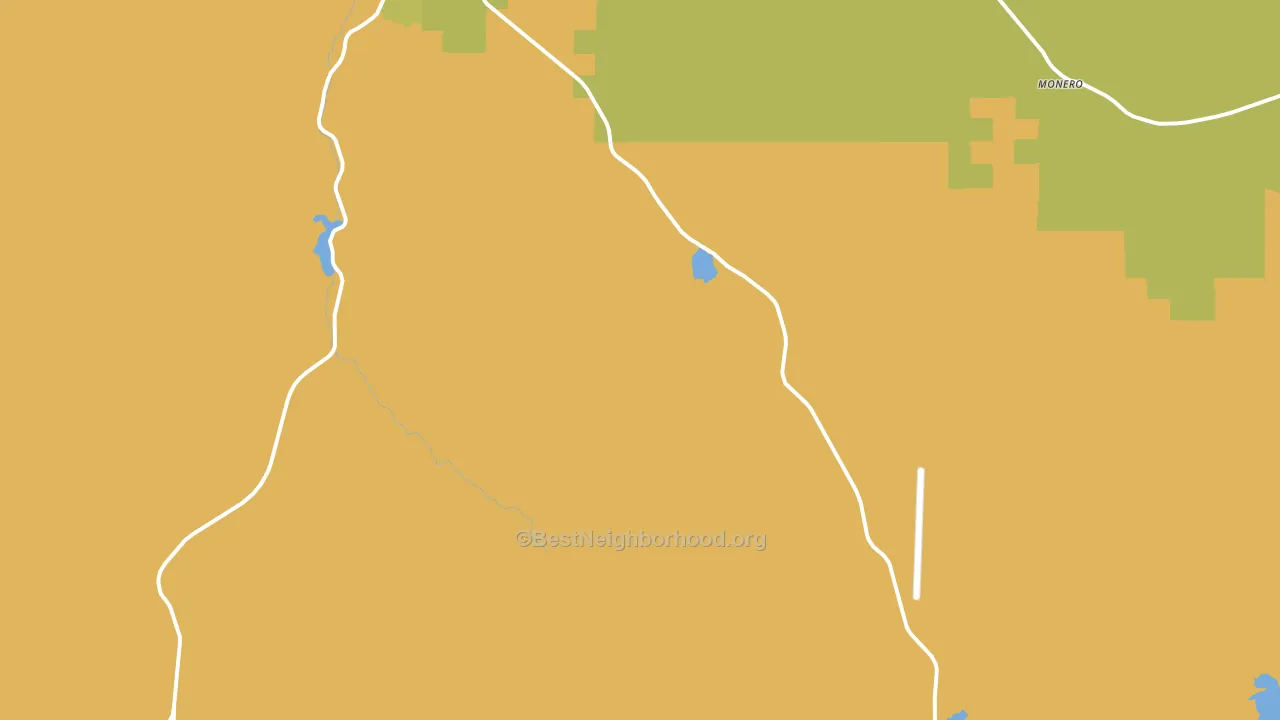 Monero, NM block-group voter-turnout map