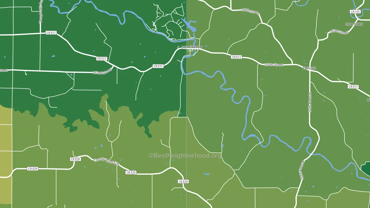 Monmouth, IA block-group voter-turnout map