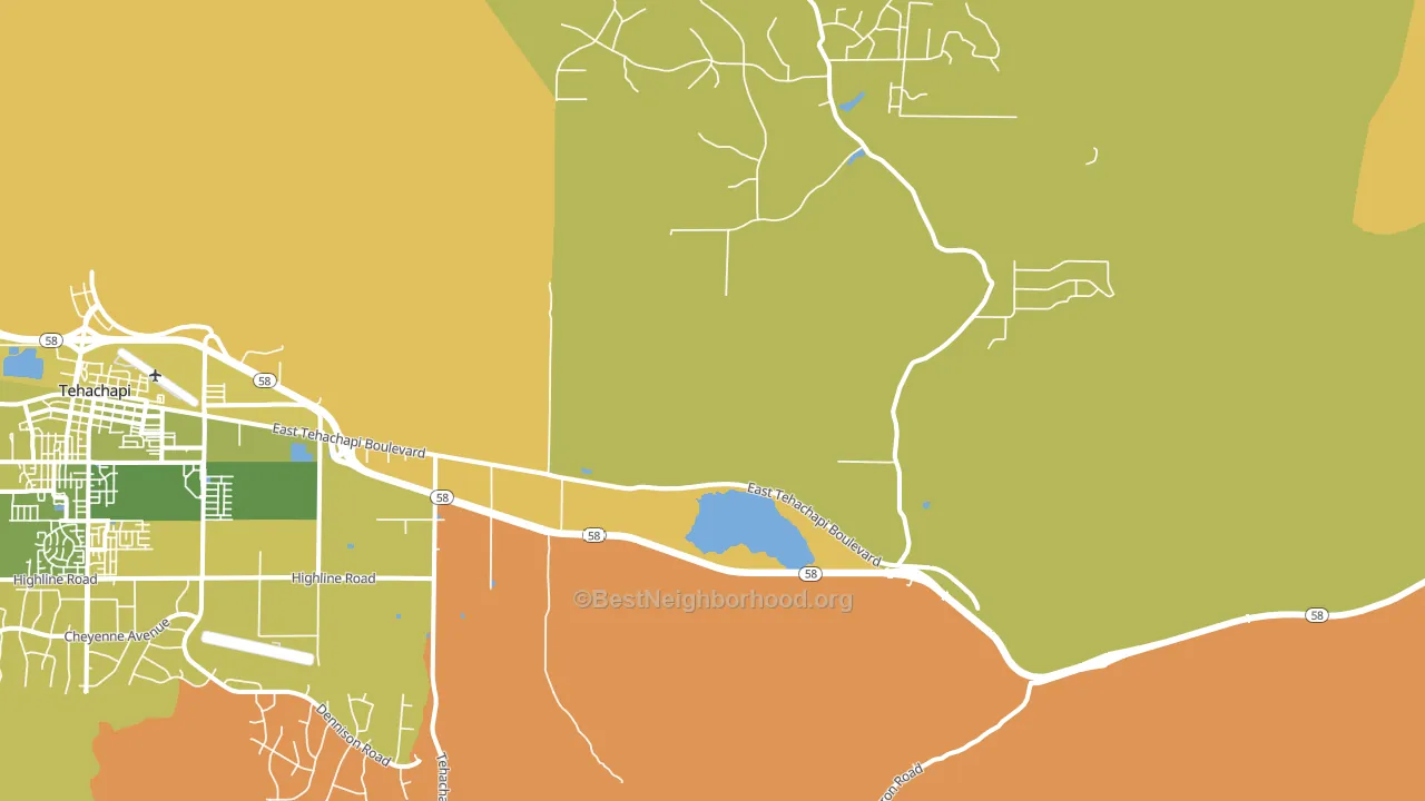 Monolith, CA block-group voter-turnout map