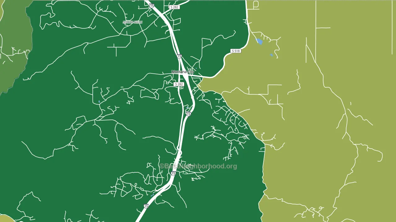 Montana City, MT block-group voter-turnout map