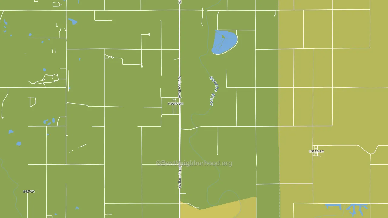 Montana, KS block-group voter-turnout map