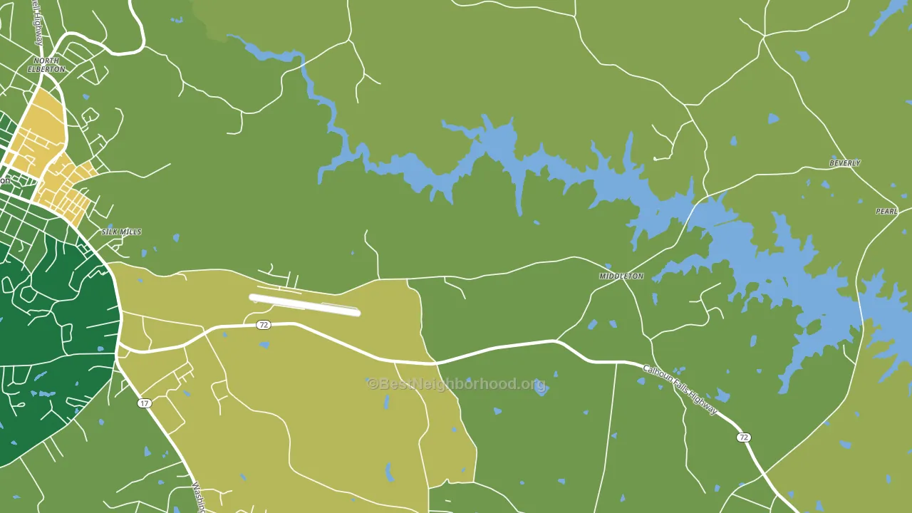 Montevideo, GA block-group voter-turnout map