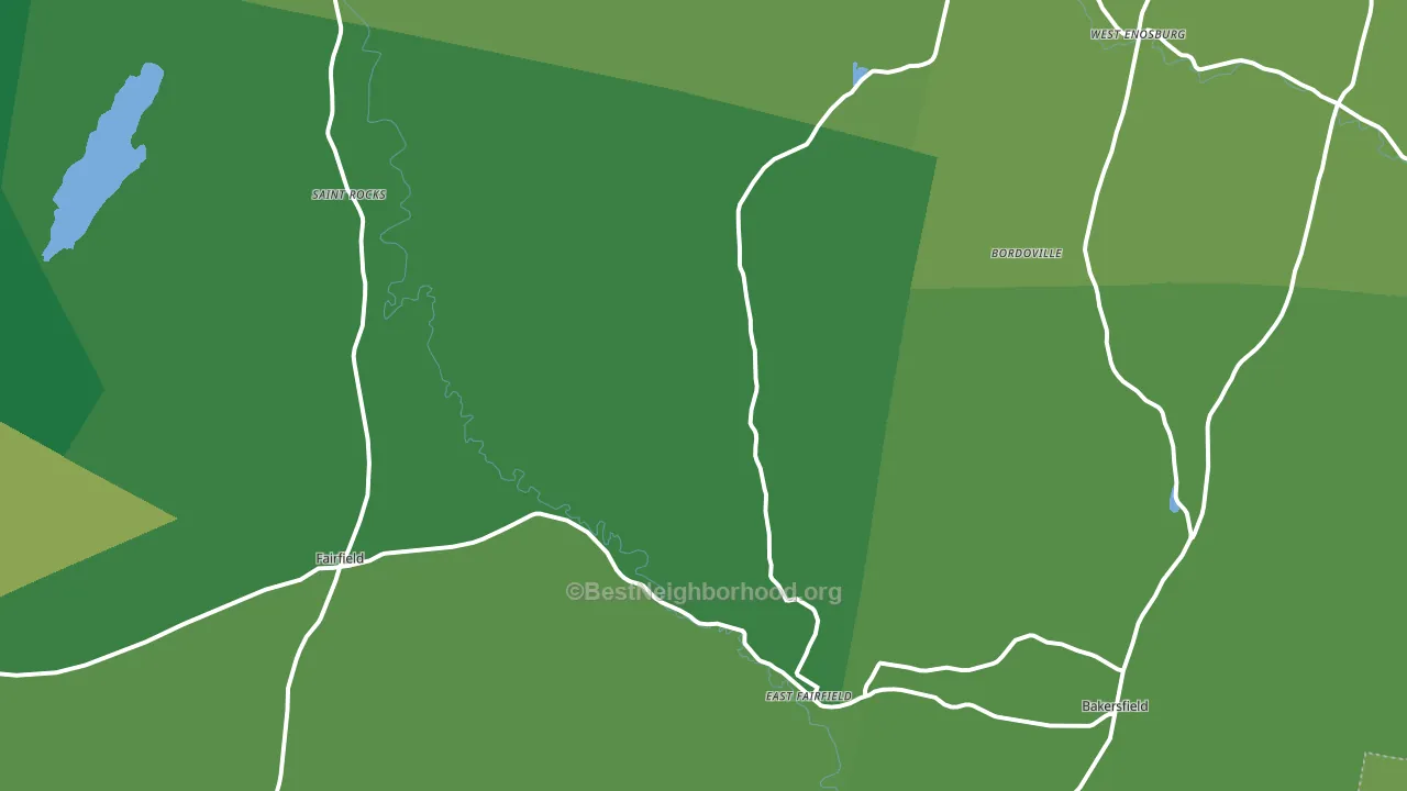 Montgomery, VT block-group voter-turnout map