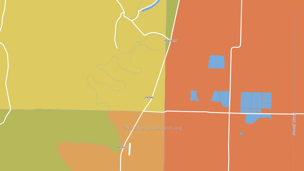 Montrose, AR block-group voter-turnout map