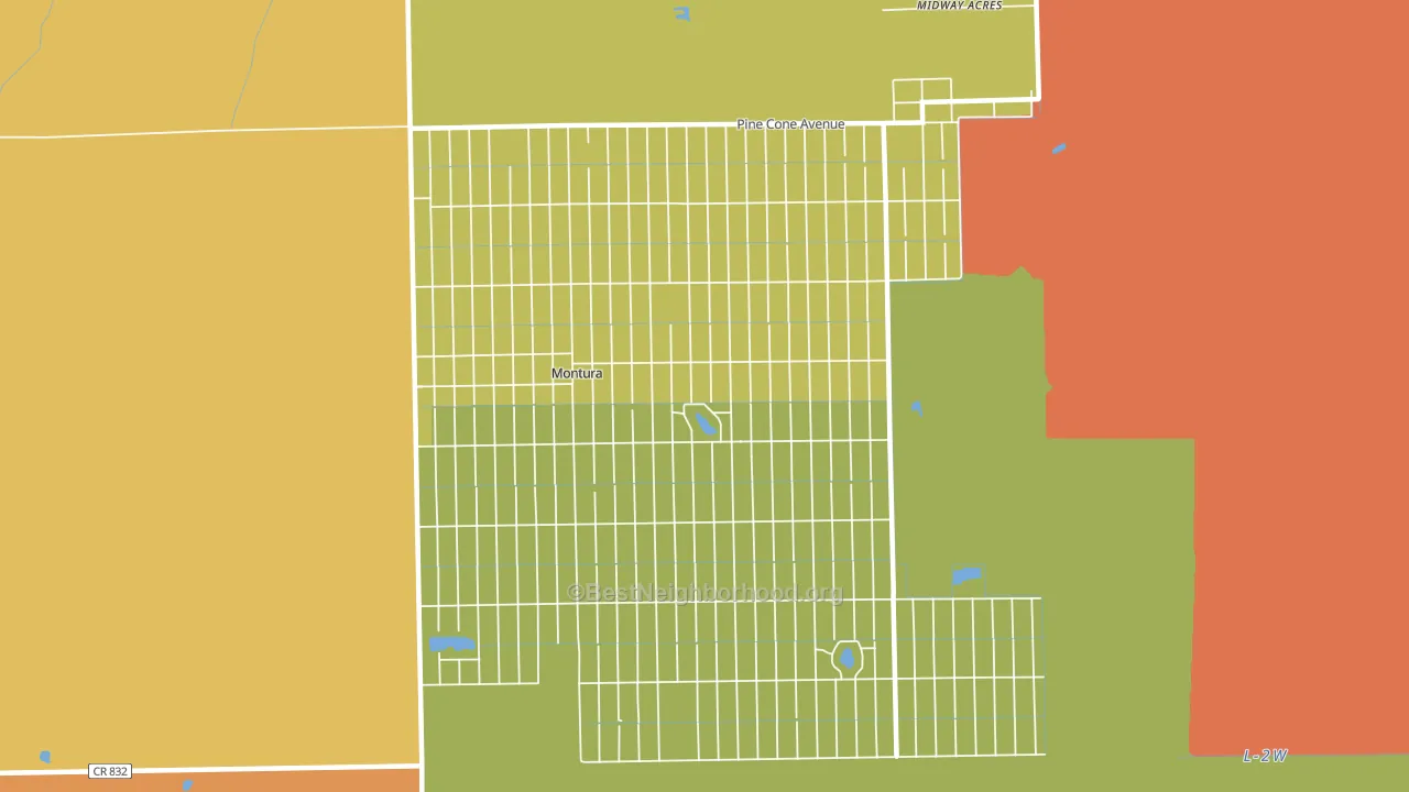 Montura, FL block-group voter-turnout map