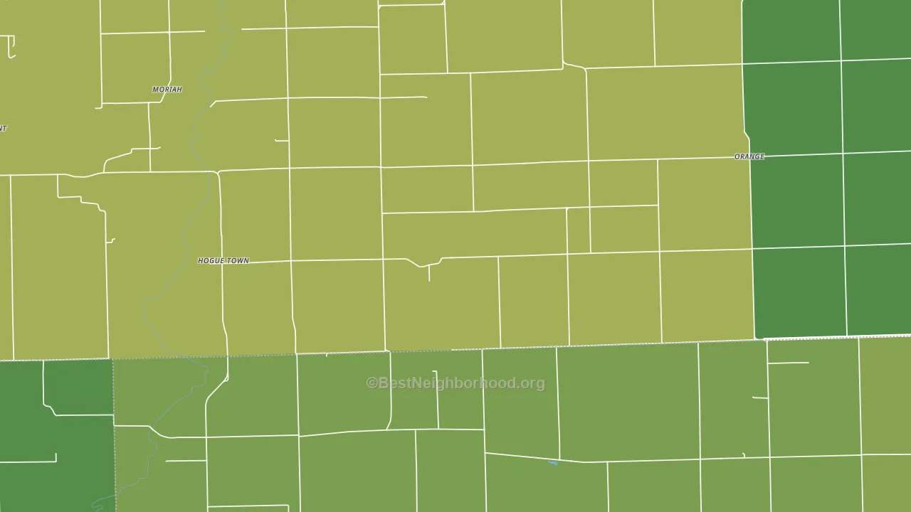 Moonshine, IL block-group voter-turnout map