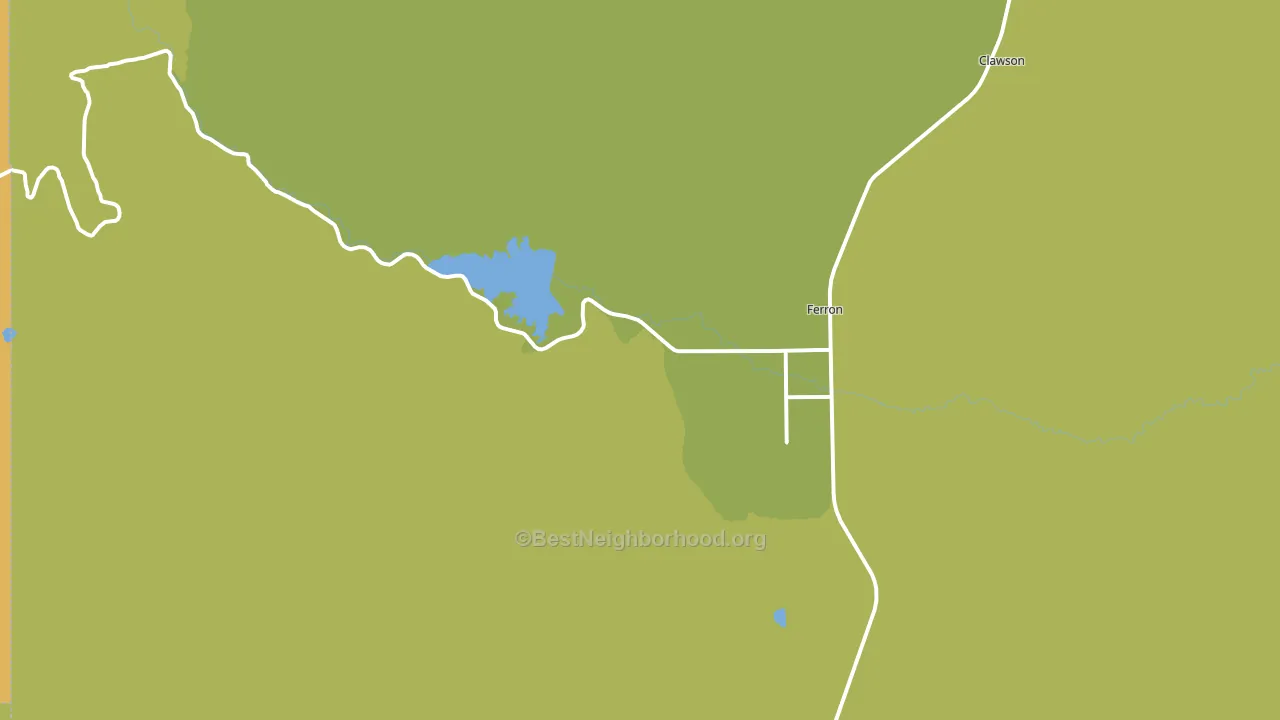 Moore, UT block-group voter-turnout map