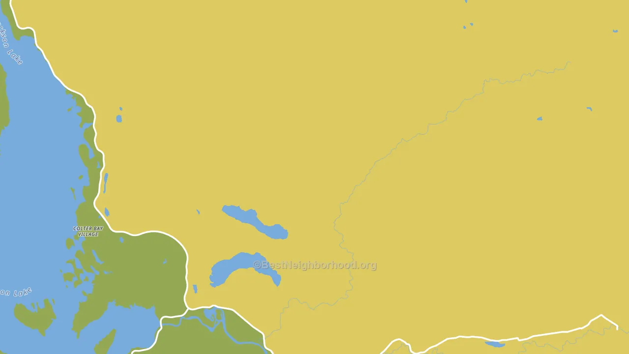 Moran, WY block-group voter-turnout map