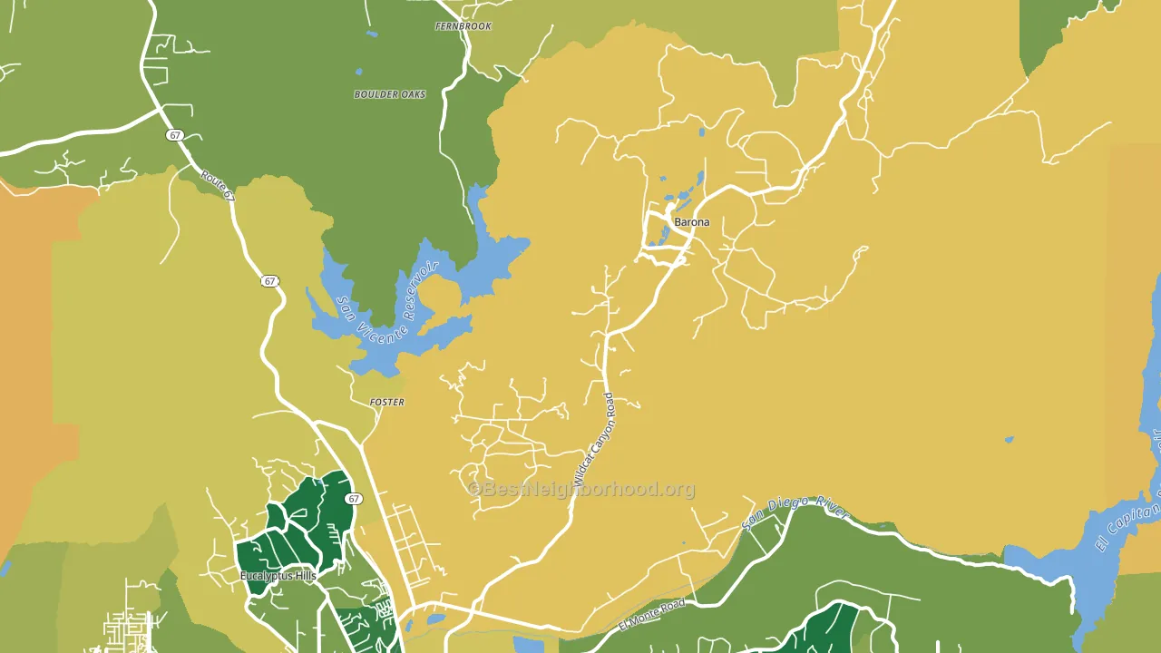Morena, CA block-group voter-turnout map