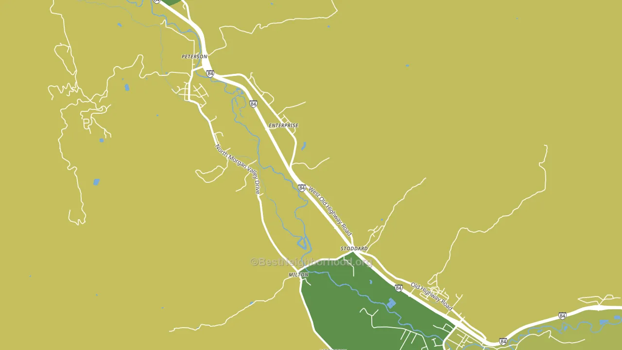 Morgan, UT block-group voter-turnout map