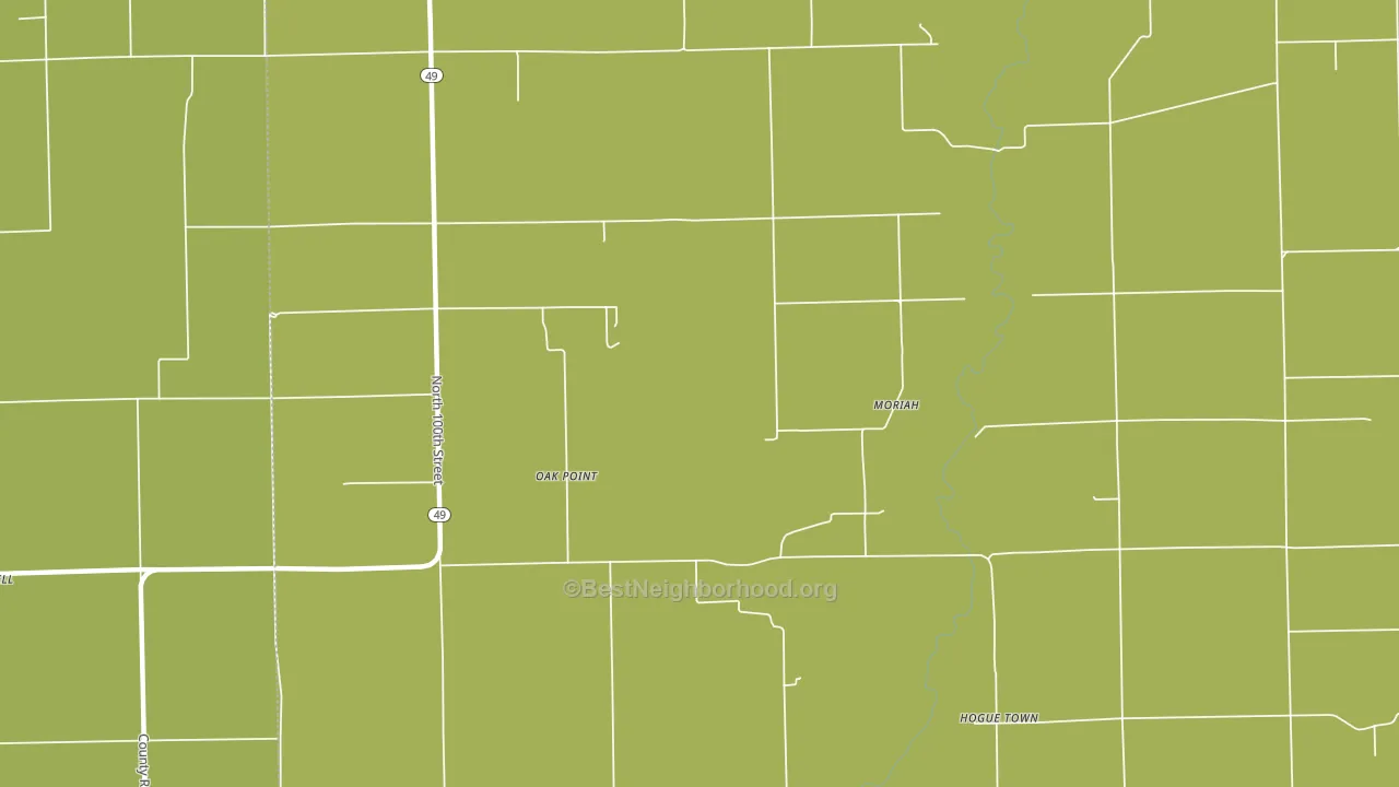 Moriah, IL block-group voter-turnout map