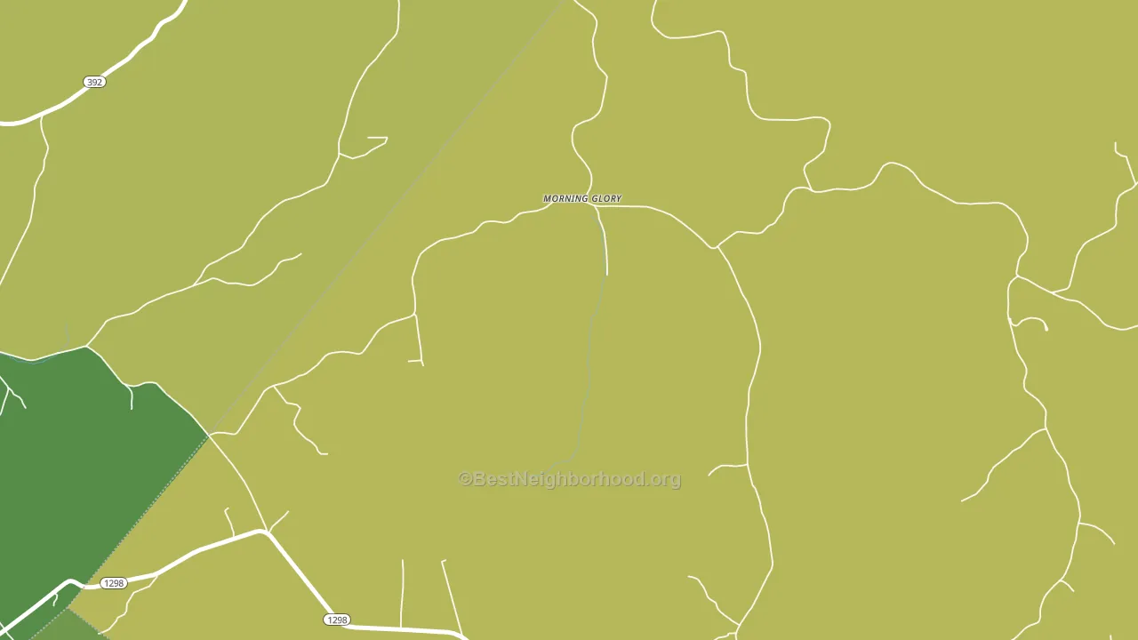 Morning Glory, KY block-group voter-turnout map