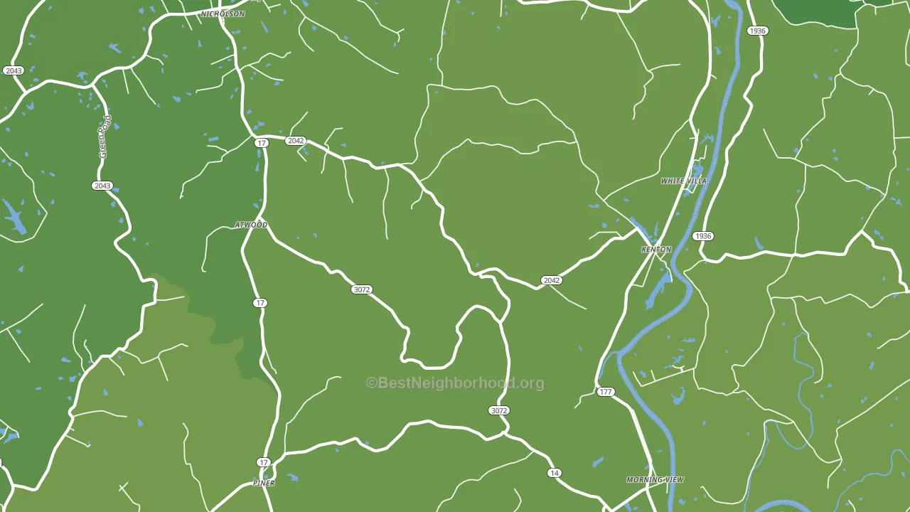 Morning View, KY block-group voter-turnout map