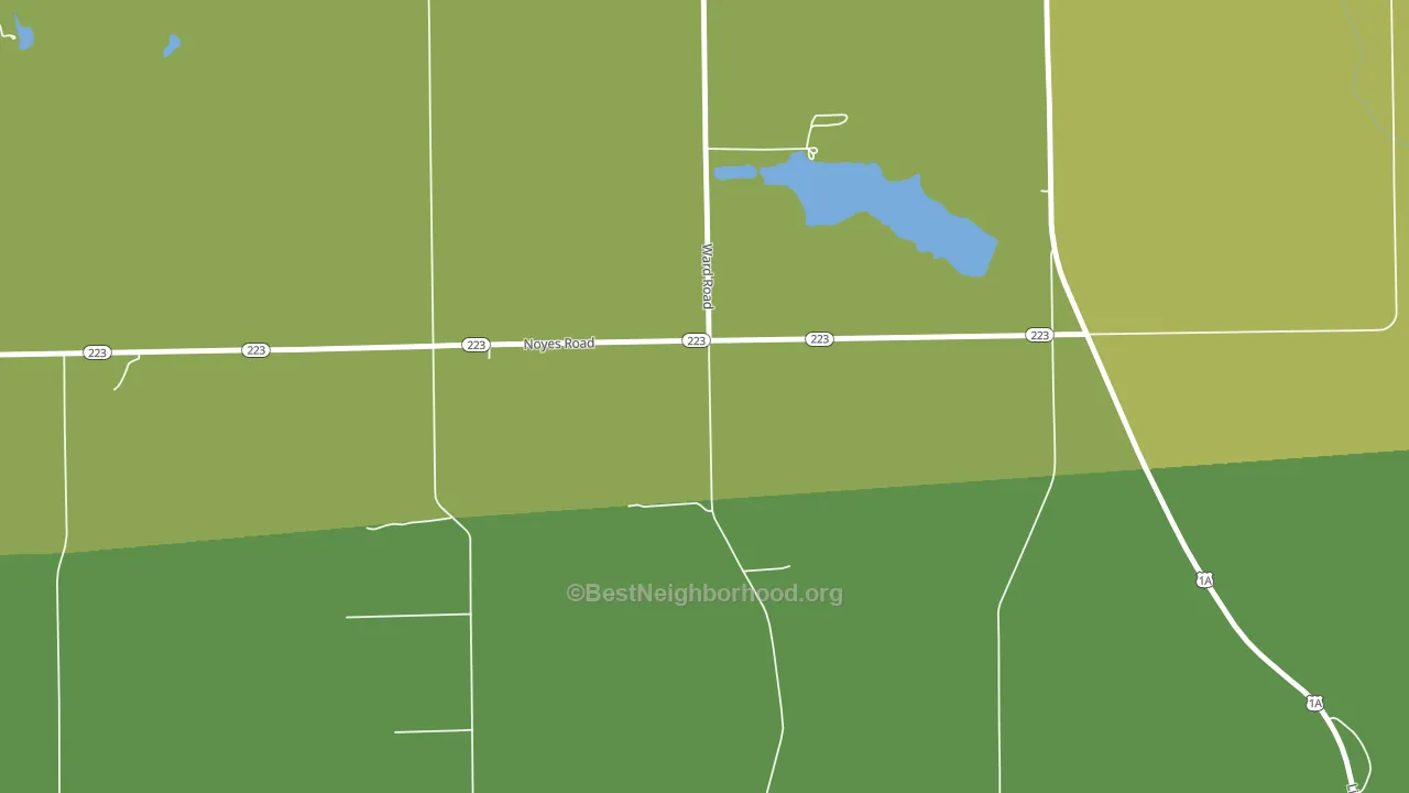 Morris Corner, ME block-group voter-turnout map