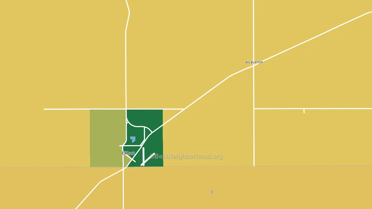 Morton County, KS block-group voter-turnout map