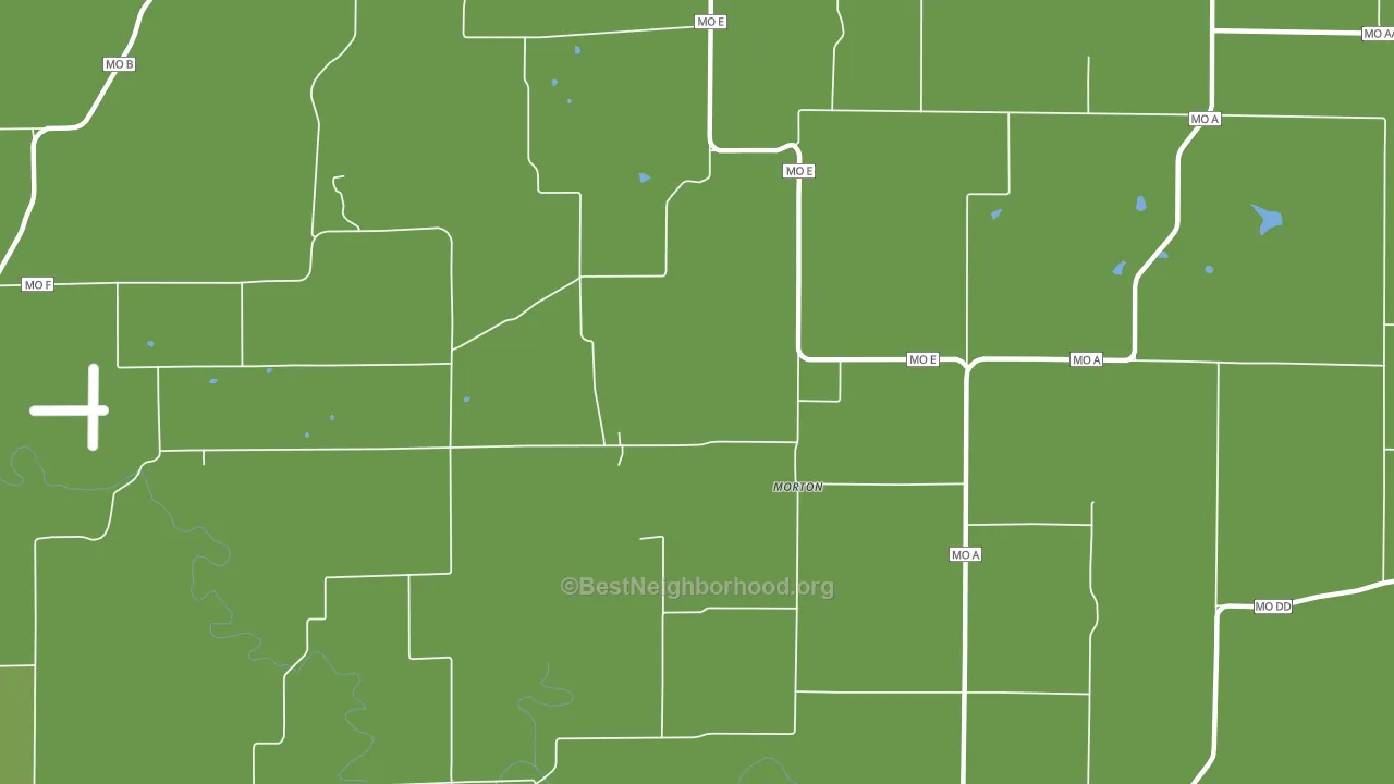 Morton, MO block-group voter-turnout map