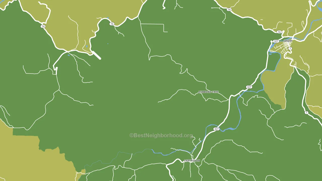 Mossville, AR block-group voter-turnout map