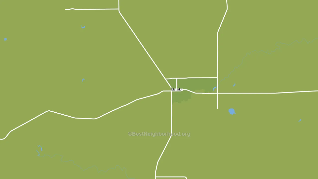 Motley County, TX block-group voter-turnout map