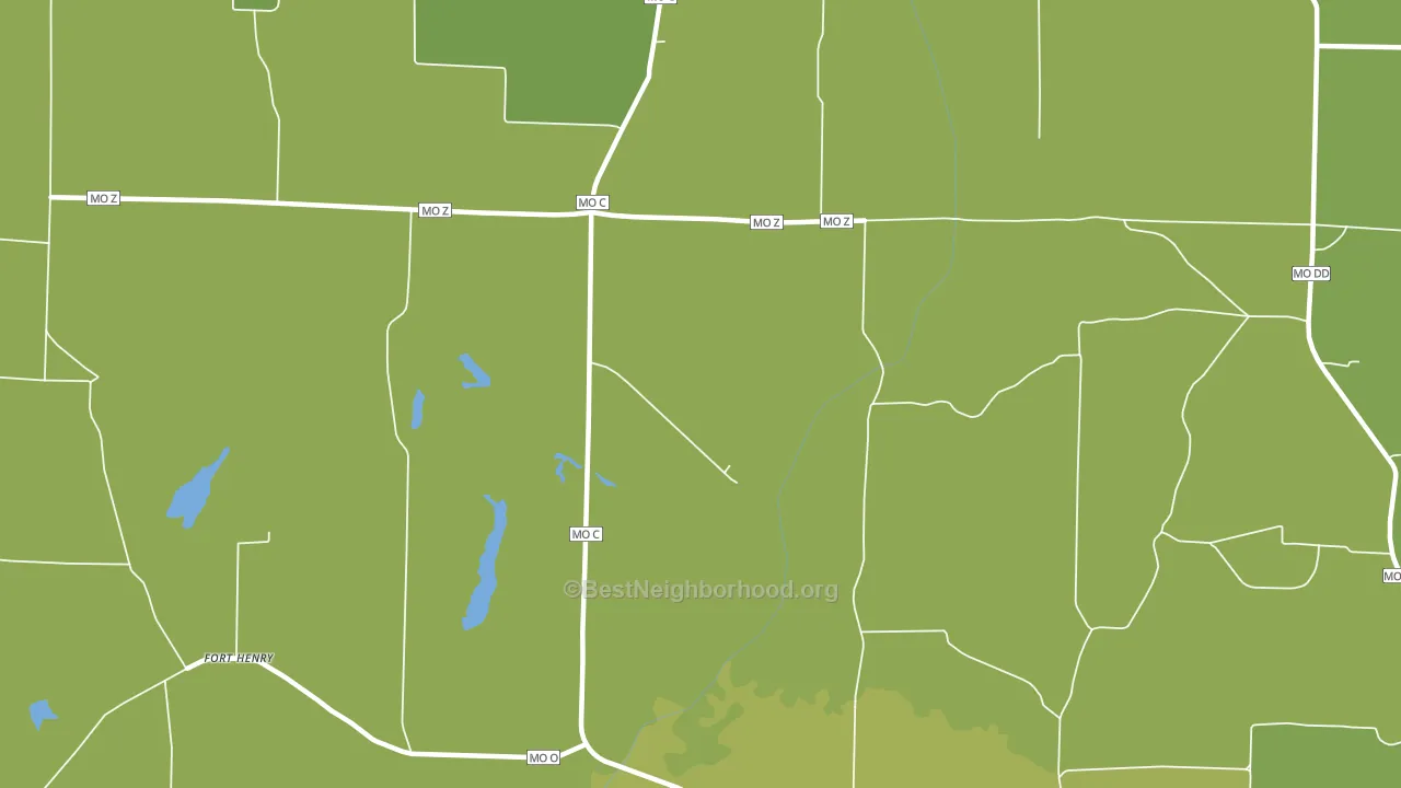 Mount Airy, MO block-group voter-turnout map