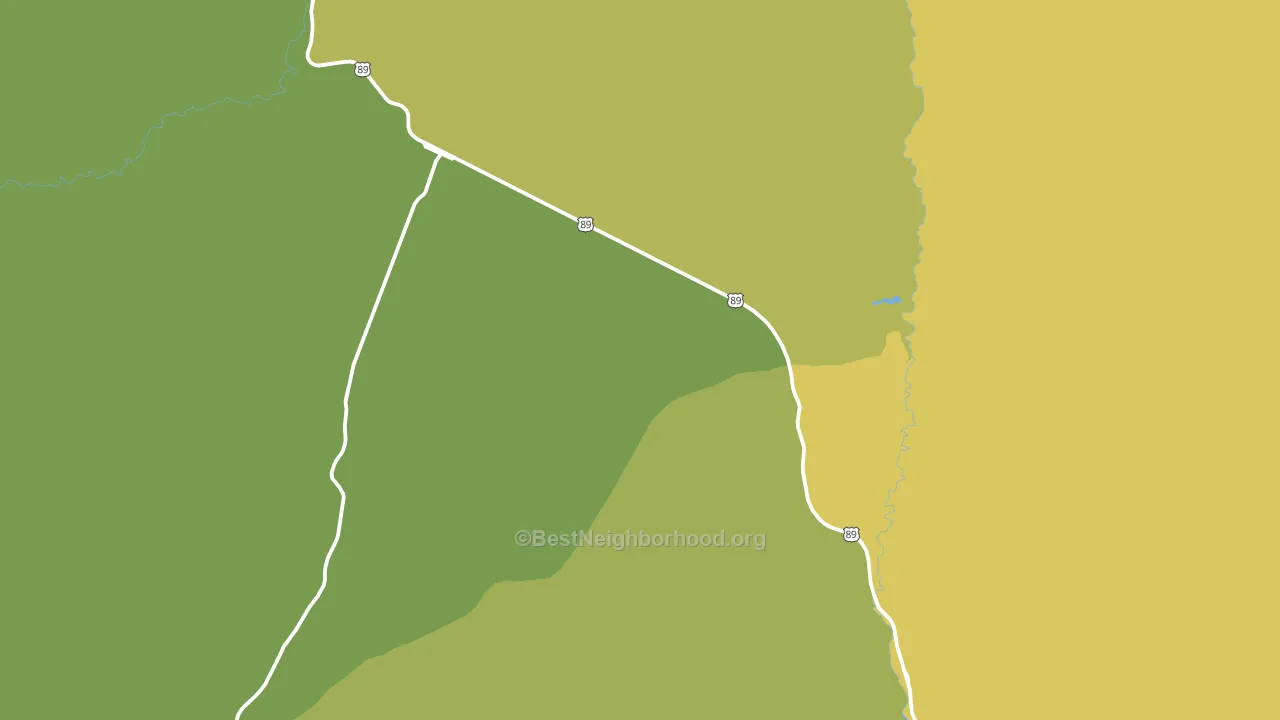 Mount Carmel Junction, UT block-group voter-turnout map