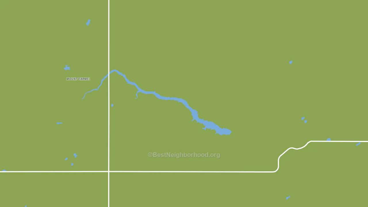 Mount Carmel, ND block-group voter-turnout map