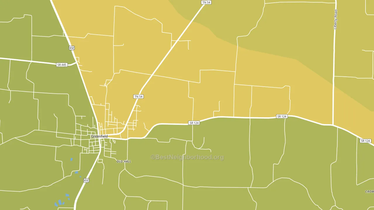 Mount Herman, TN block-group voter-turnout map