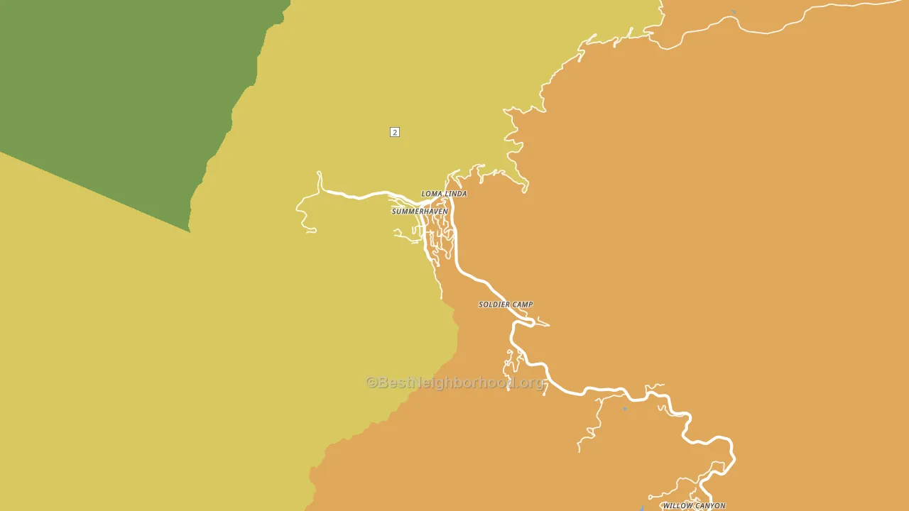 Mount Lemmon, AZ block-group voter-turnout map