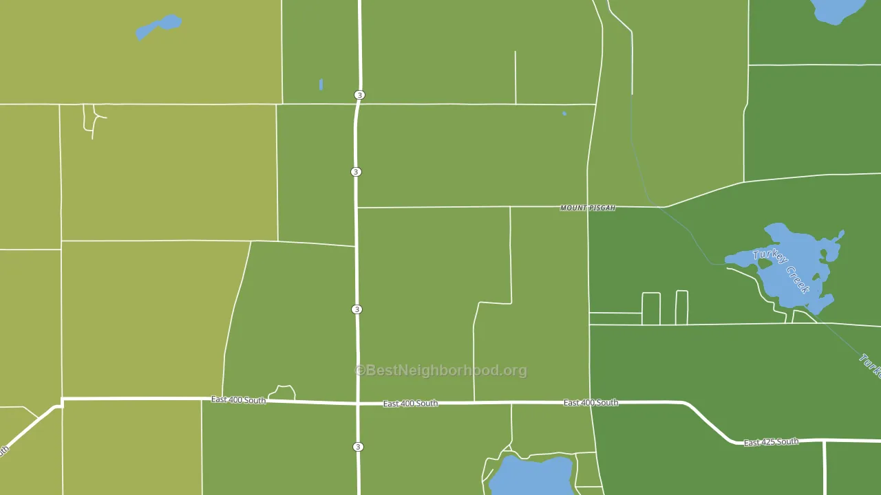 Mount Pisgah, IN block-group voter-turnout map